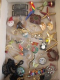 Costume Jewelry: Pins, Necklaces and Earrings, Etc.
