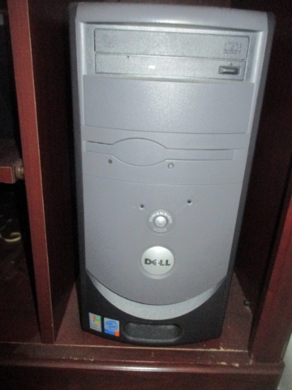 Dell Dimension computer  w/ 17" monitor and webcam