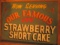 Famous Strawberry Shortcake sign paint on chalkboard 24