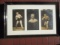 Framed triptych photo Boxer / Wrestler Billy Kramer 154 lbs. Frae 18