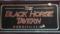 Black Horse Tavern reverse painted sign 24