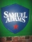 Metal Sam Adams sign 18