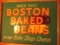 Boston Baked Beans made daily sign paint on chalkboard 24