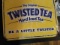 Twisted Tea metal sign 17 1/2