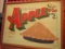 Homemade apple pie  fiberboard sign staining 25 1/2