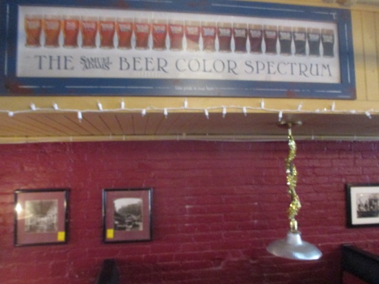 Sam Adams Beer color sepctrum advertisemnet Frame 52 12" X 15"