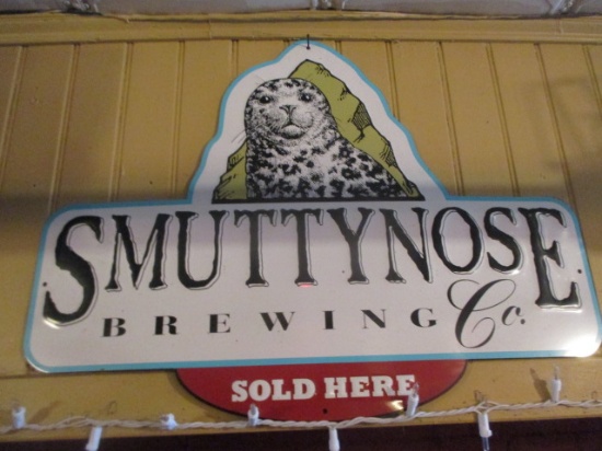 Smutty Nose Brewing metal sign 18" X 23"