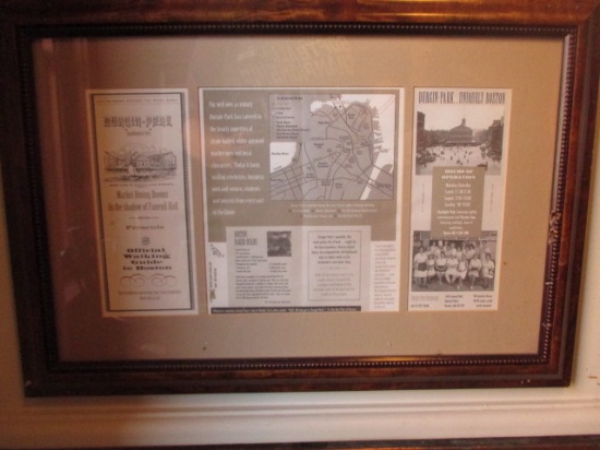 Durgin Park in Boston Official Walking Guide - Frame 15 1/2" X 22 1/2"