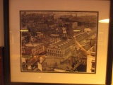 Framed Quincy Market photo of earlier times 16
