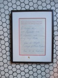 Mayor of Boston England thank you letter Frame 