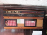 Durgin park large menu display board 96 1/2
