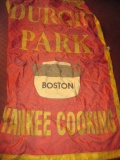 2 Durgin Park banners Yankee cooking - worn condition 80