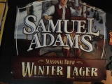 Sam Adams Winter Lager metal sign 17