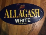 Alligash White metal sign 13 1/2