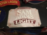 Sam Adams Light metal sign 15 1/2