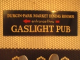 Gaslight Pub black, tin sign 36