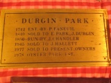 Brass Durgin Park ownership plaque 22