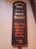 Durgin Park Boston Beanery wooden entrance sign 42