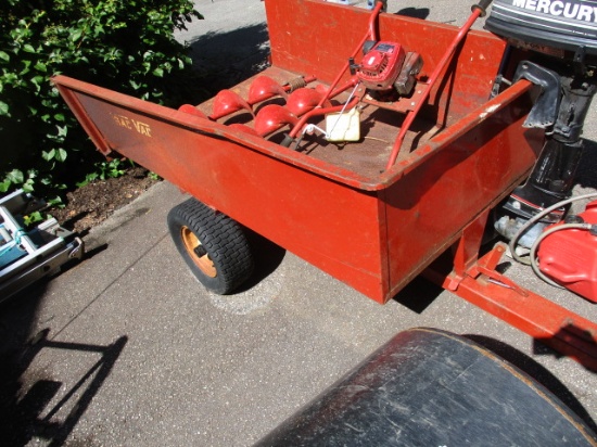 Trac Vac Lawn Cart 6' X 40"