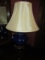 Cobalt Blue Asian Motif Table Lamp 26