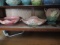 Roseville 330-10 Apple Blossom Console Bowl, 362-10