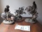 3 Metal Western Figures - Some as Found - Arm With Bow Detaches