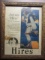 Hires Root Beer Maxfield Parrish Print Ad Some Edge Tearing and Staining - Frame 9 1/2