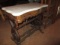 Marbletop Victorian Stand 28' x 15 1/2