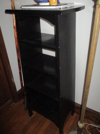 Wooden Tapered Shelf Bookcase