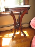 Marble Top Victorian Stand 20 1/2