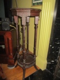 Octaganal 2 Level Plant Stand 36