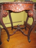 Ornate Occasional Table - Figures at the top of each leg - 28