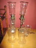 Metal Lamps with Additional Shades (as found) 18