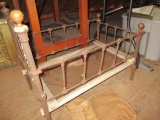 Iron Doll Bed with Brass Knobs 29