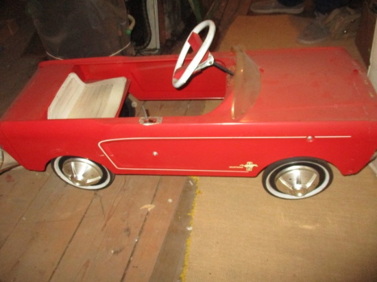 Vintage Ford Mustang Pedal Car