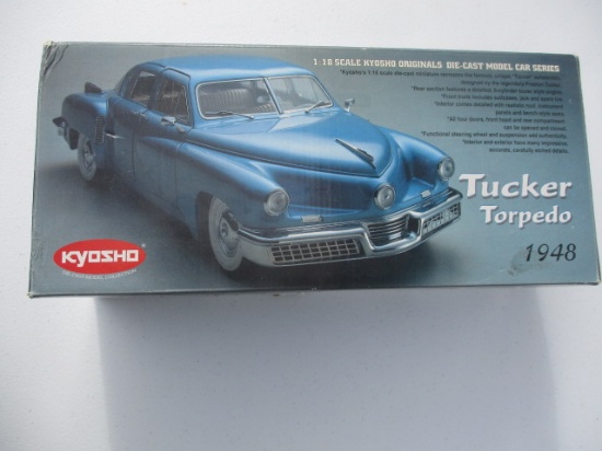 Kyosho 1948 Tucker Torpedo 1:18 Scale Car MIB