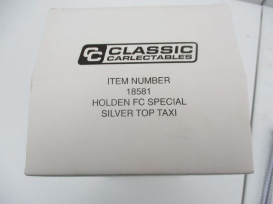 Classic Carlectables Holden FC Special Silver Top Taxi - MIB