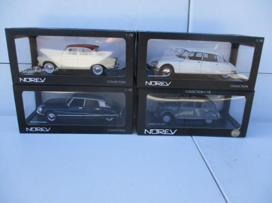 Novev 2 Citroen D5 23 Palles Cars, Simca Aronde 60 and Citroen 2CV ALLP 1:18 Scale Diecast Cars MIB