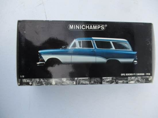 Minichamps 1958 Opel Rekord PI Carevan 1:18 Die cast MIB