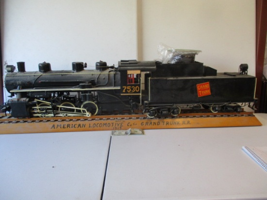 Grand Trunk Railroad 1919 0-6-0 American Locomotive Wooden Model 50"