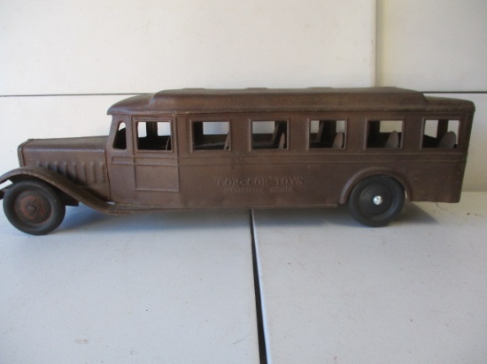 Cor-Cor Toys Washington Indiana, Metal Bus 24"