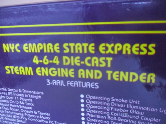 MTH NYC Empire State Express 4-6-4 Die-cast Steam Engine and Tender #5426 MIB - 36" Box