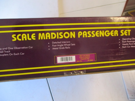 MTH Scale Madison Passenger Set - NY Central - 5 Cars Item # 20-4022 MIB
