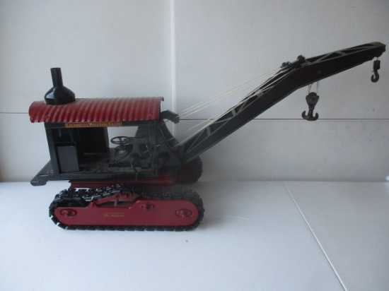 T-Reproductions Buddy "L" Locomotive Wrecking Crane Pressed Steel 34" x 16" High