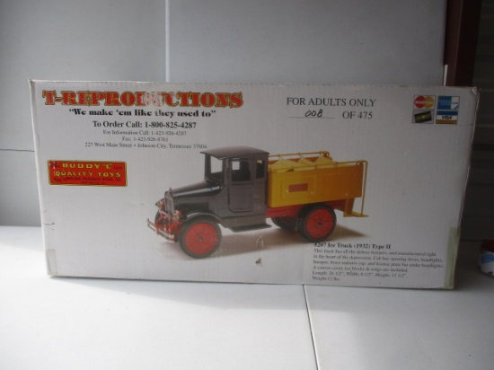 T-Reproductions Buddy L #207 Ice Truck (1932) Type II #008 of 475 MIB