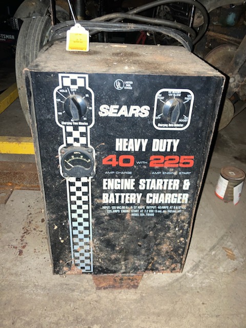 Sears Heavy Duty 40 AMP Charge with 225 Engine Proxibid
