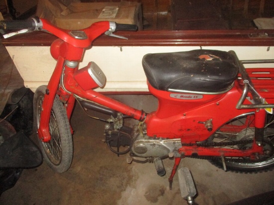 Honda 55 Moped - as found