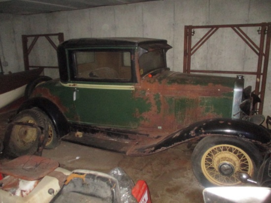1930 Cheverolet Coupe - as found CASH or CASHIERS CHECK PAYMENT REQUIRED