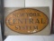 New York Central System Sign on Steel. K4X M Manufacturing Detroit #27 30