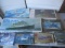 9 Misc. Ship and Aircraft Kits. Multiple Brand and Scales. All are Unbuilt